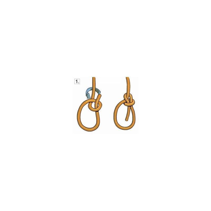 Élingue En Polyester Double Tresse 1/2 X 100' – Résistance à La Rupture 5500 Lbs, Couleur Jaune/noir, Pour Escalade Ou Levage